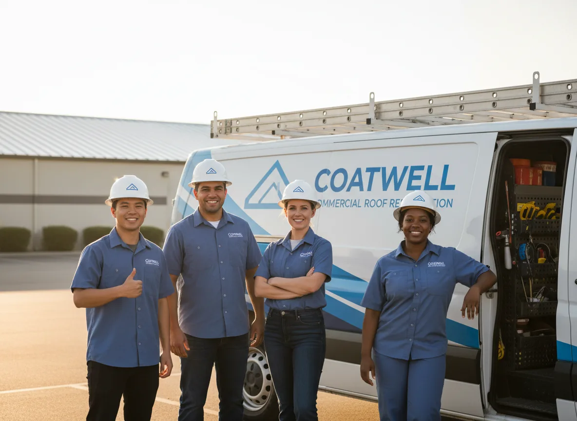 Commercial roof coating company in Overpeck, OH